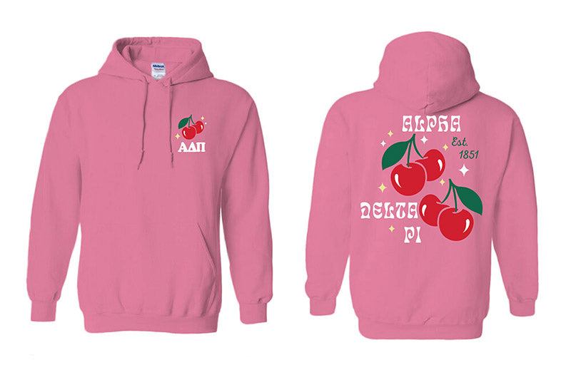 Alpha Delta Pi Cherry Sparkle Hoodie