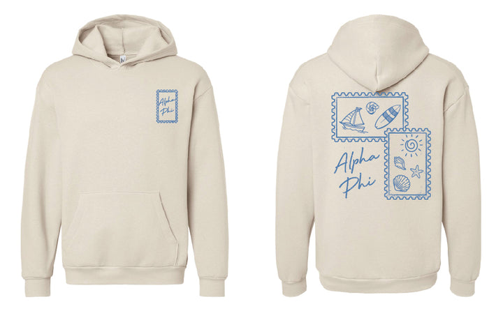 Coastal Stamp Sorority Hoodie