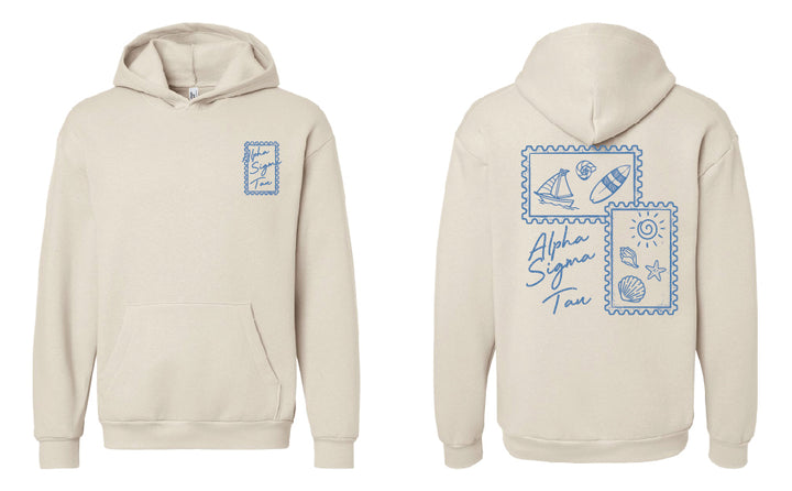 Coastal Stamp Sorority Hoodie
