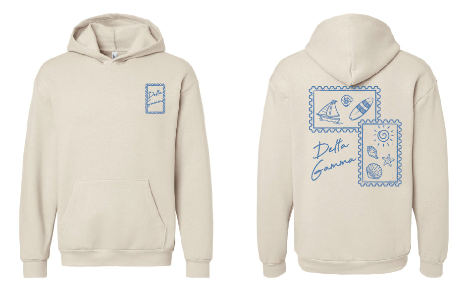 Coastal Stamp Sorority Hoodie