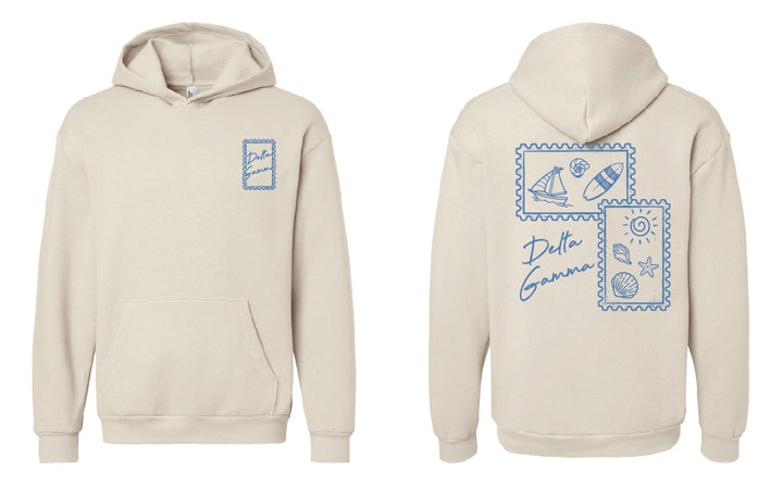 Coastal Stamp Sorority Hoodie
