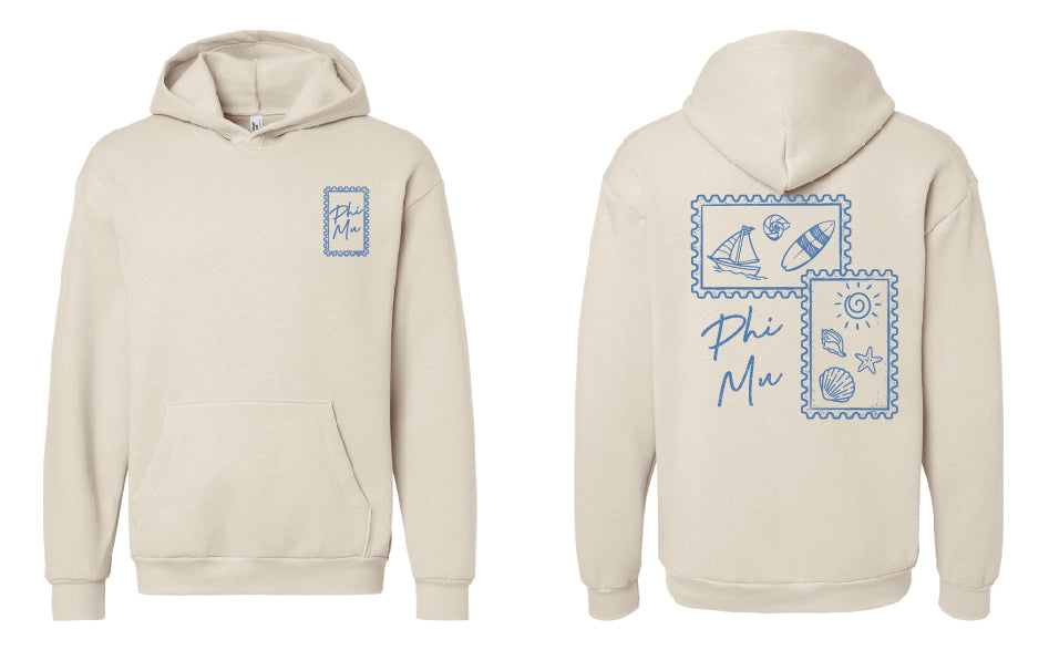 Coastal Stamp Sorority Hoodie