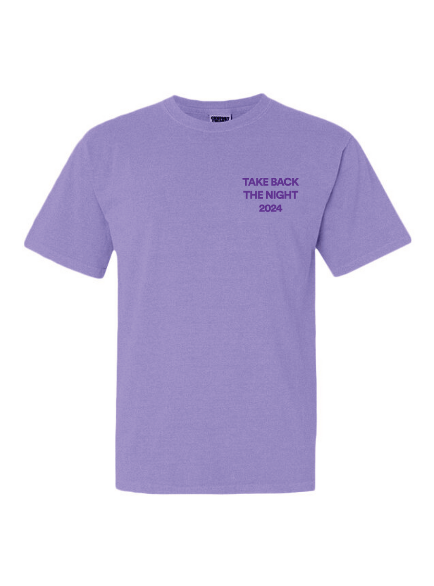 Take Back the Night 2024 Violet Shirts