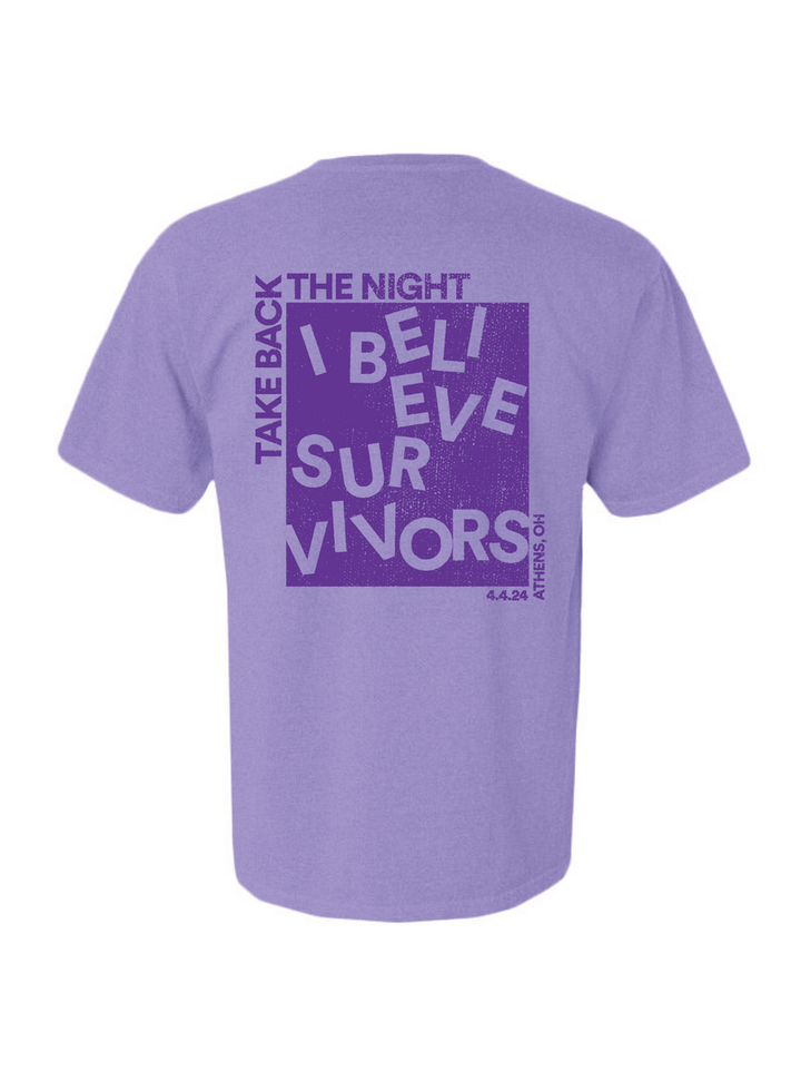 Take Back the Night 2024 Violet Shirts