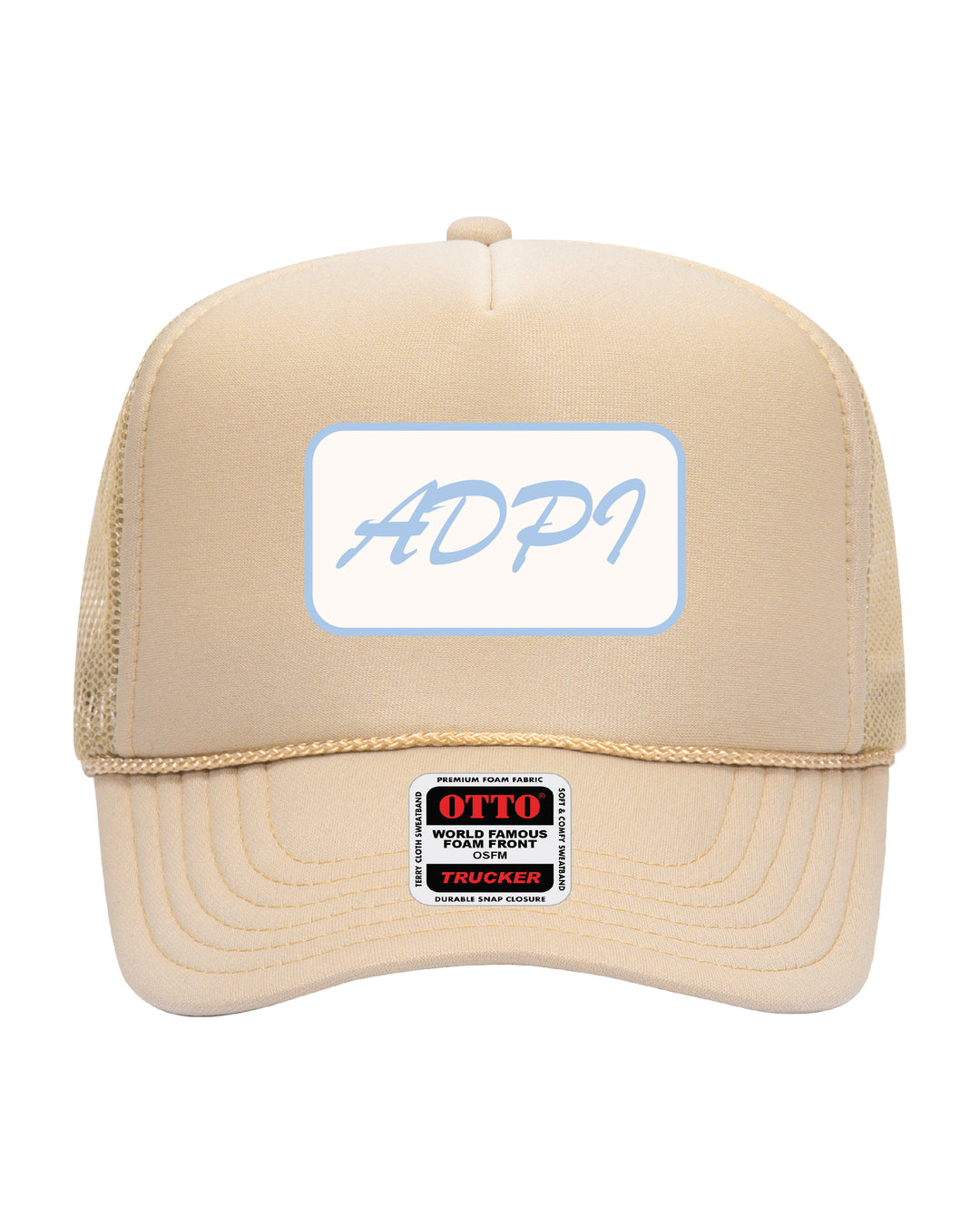 Cursive Script Patch Trucker Hat