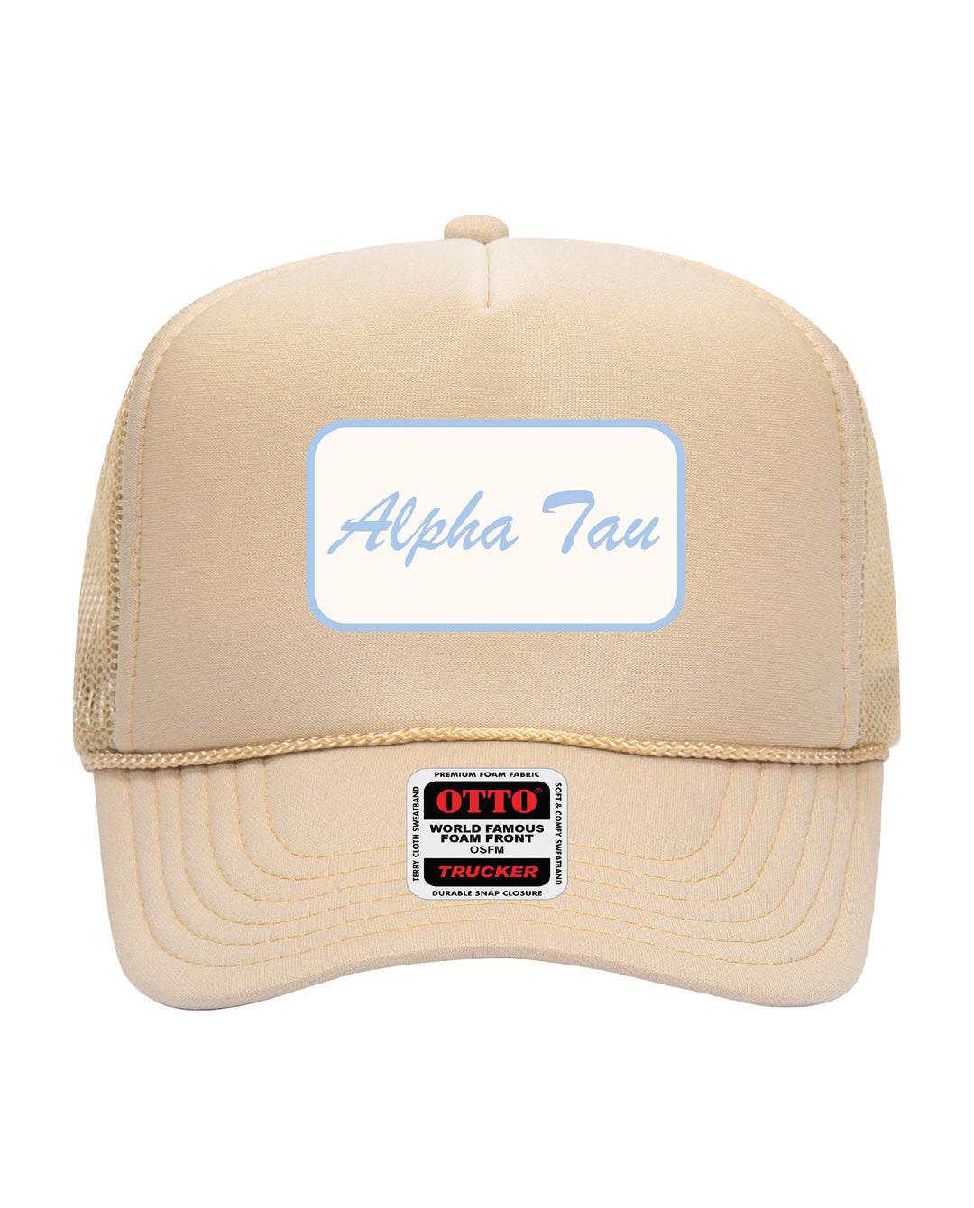 Cursive Script Patch Trucker Hat