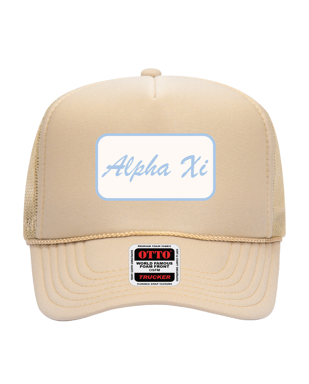 Cursive Script Patch Trucker Hat