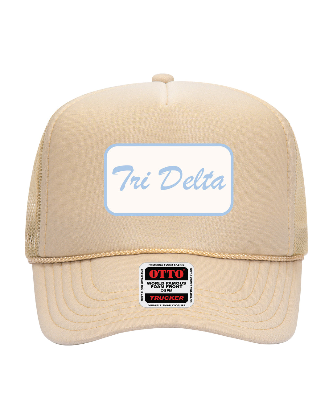 Cursive Script Patch Trucker Hat