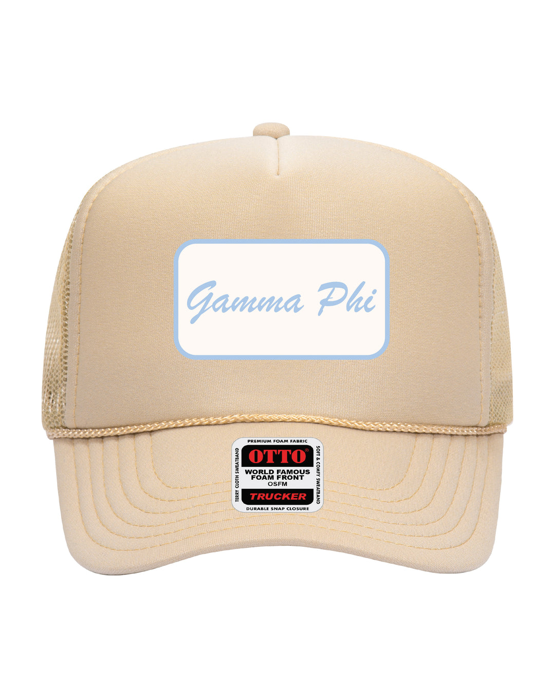 Cursive Script Patch Trucker Hat