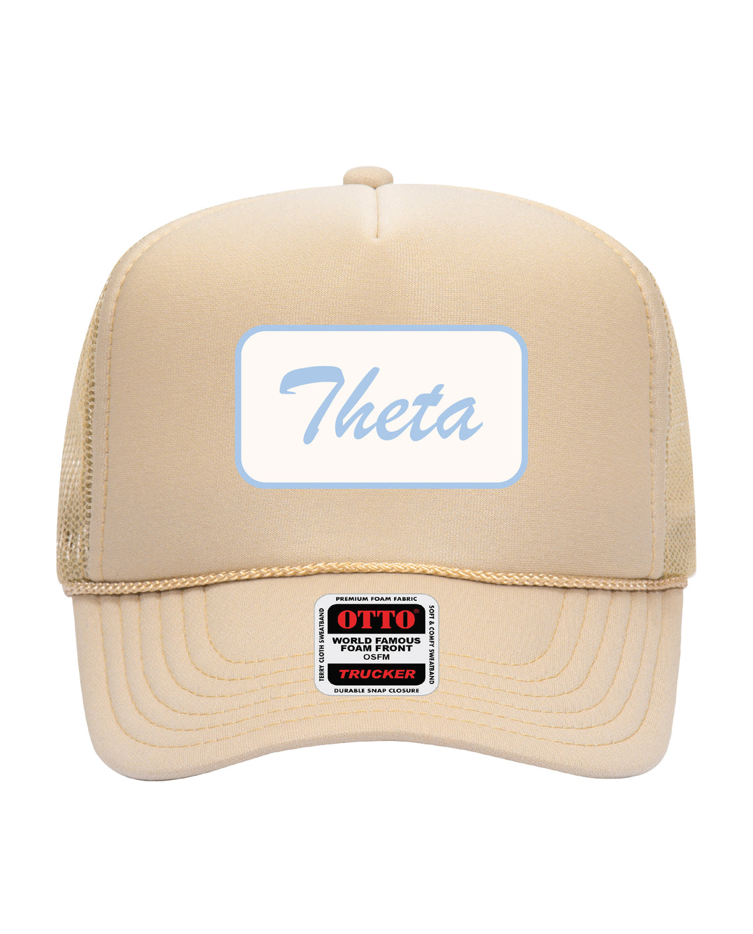 Cursive Script Patch Trucker Hat