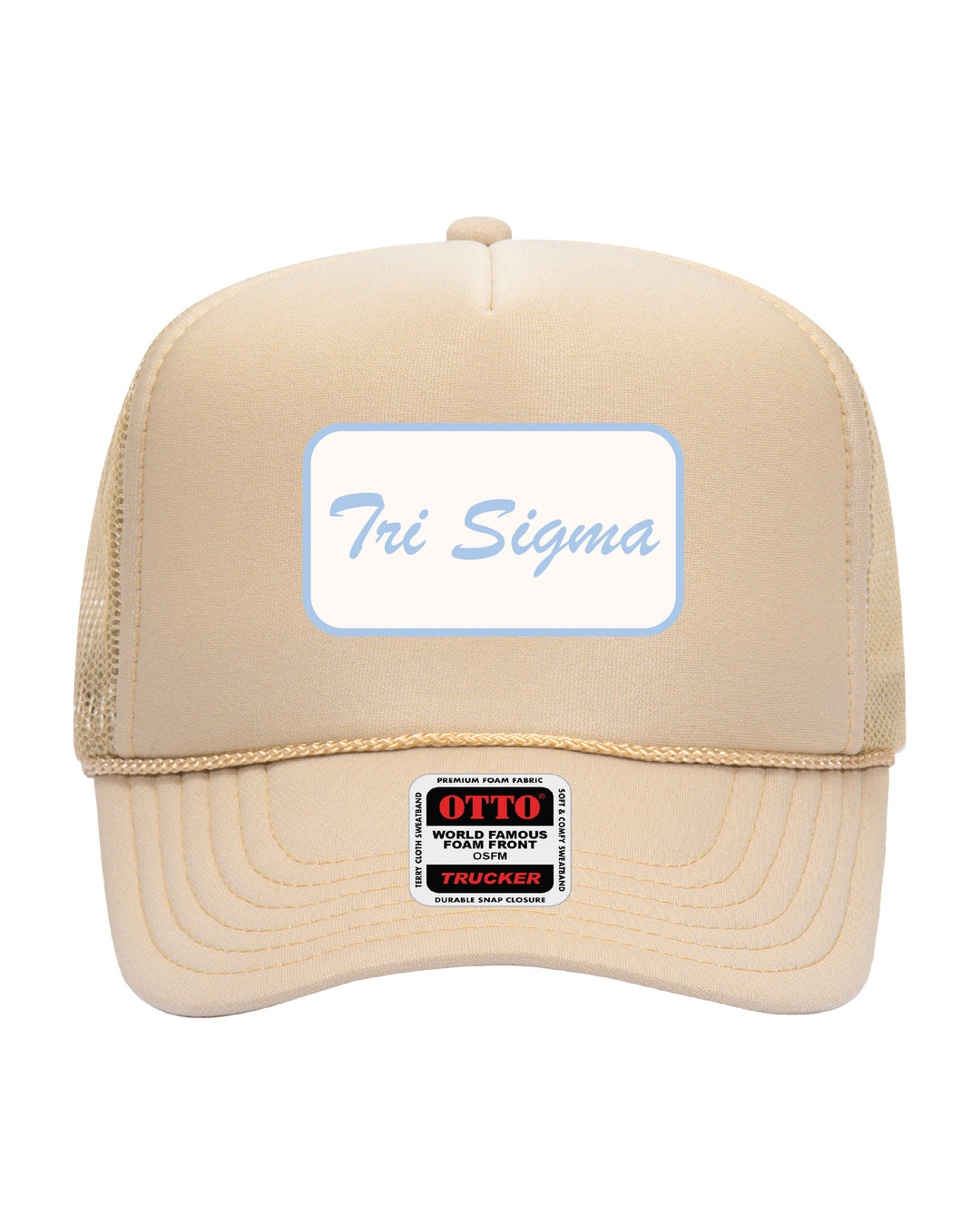 Cursive Script Patch Trucker Hat