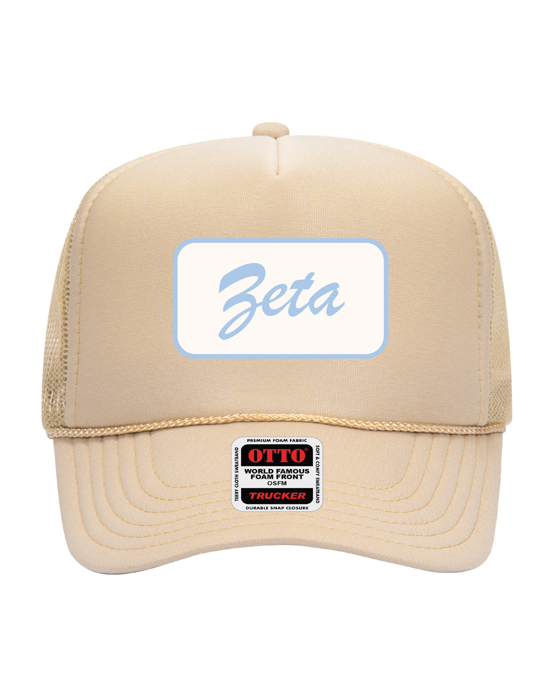 Cursive Script Patch Trucker Hat