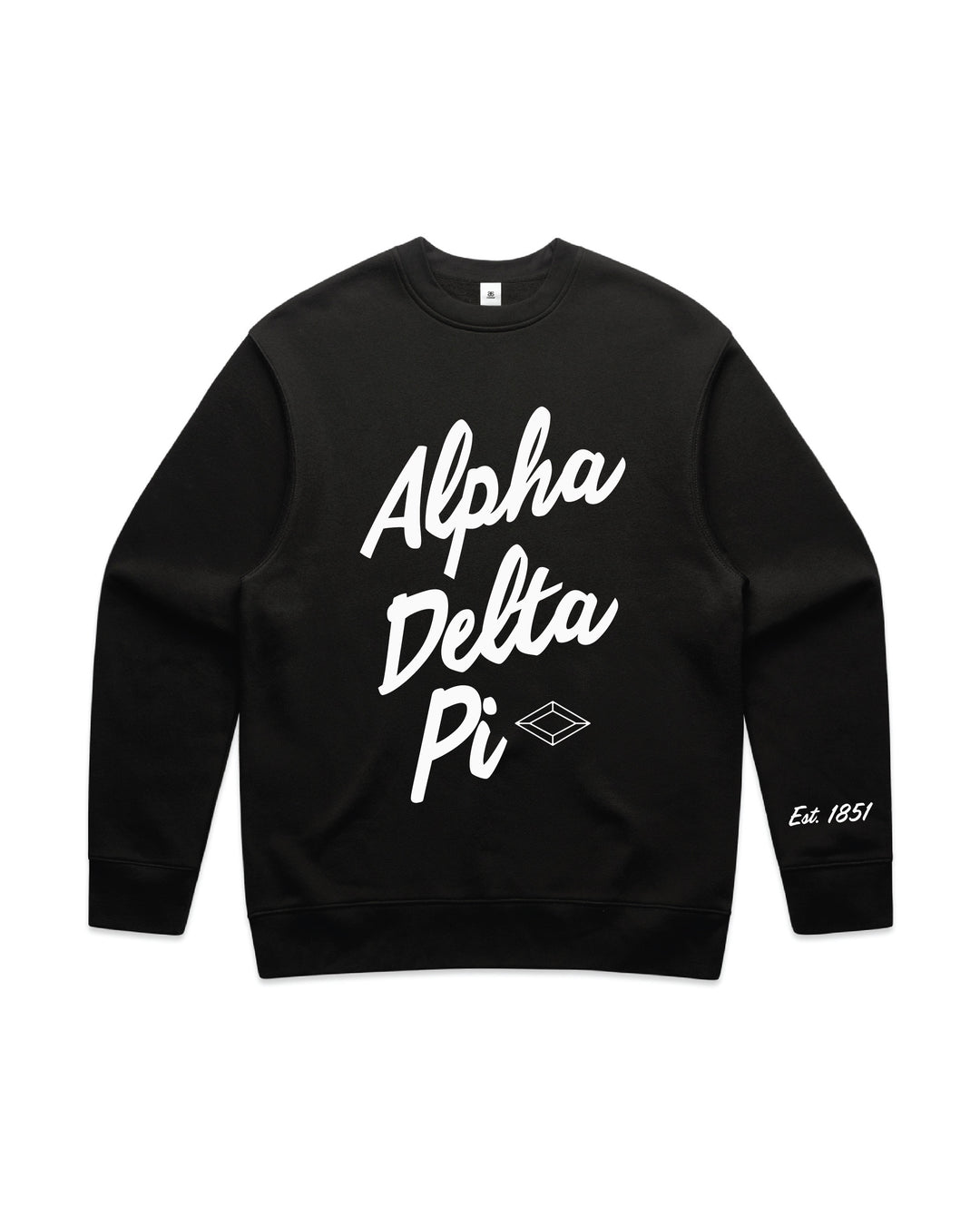 Cursive Script Heavy Weight Sorority Crewneck