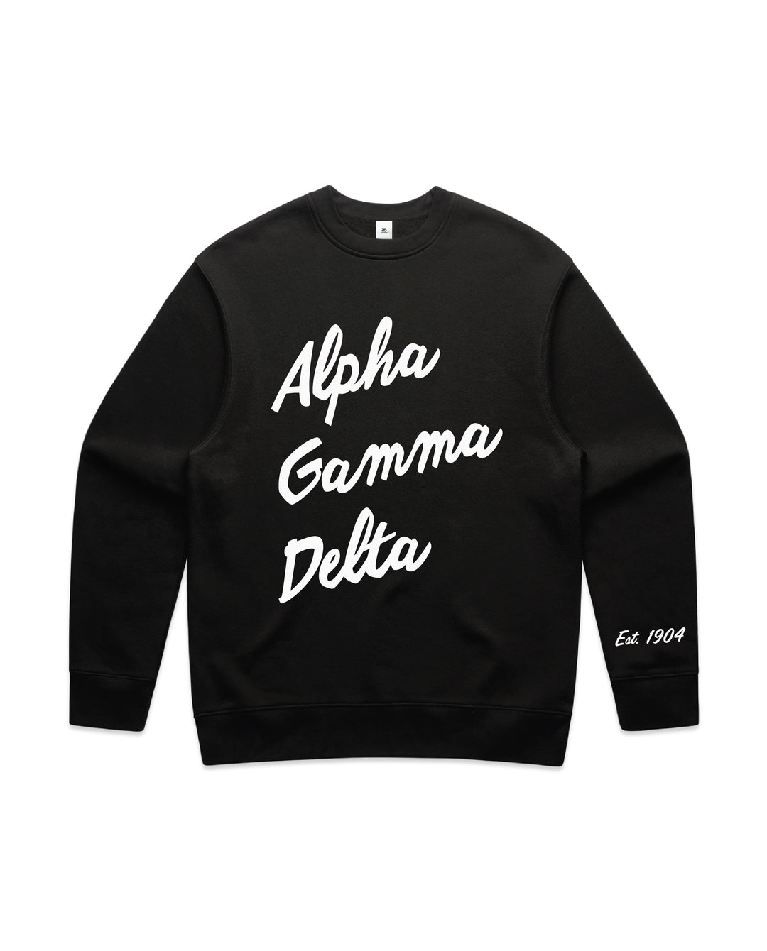 Cursive Script Heavy Weight Sorority Crewneck