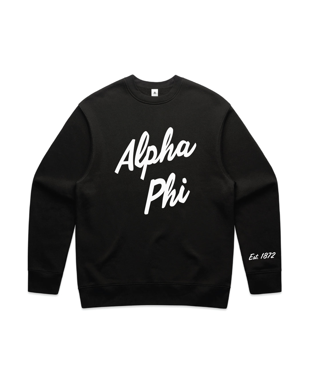 Cursive Script Heavy Weight Sorority Crewneck