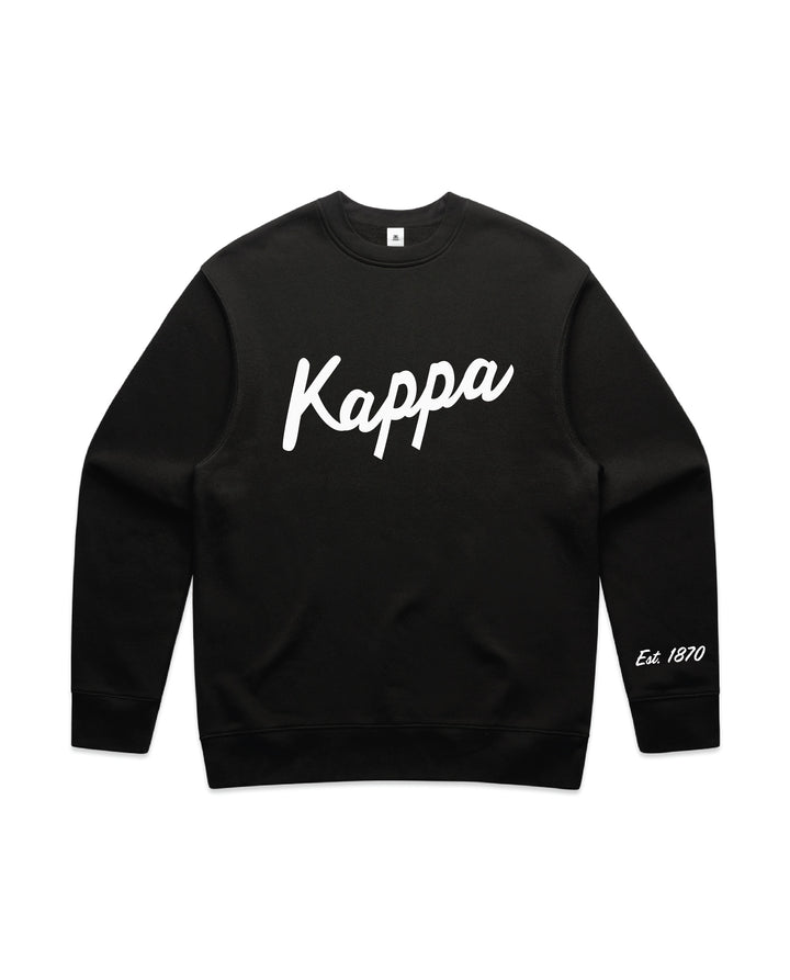 Cursive Script Heavy Weight Sorority Crewneck