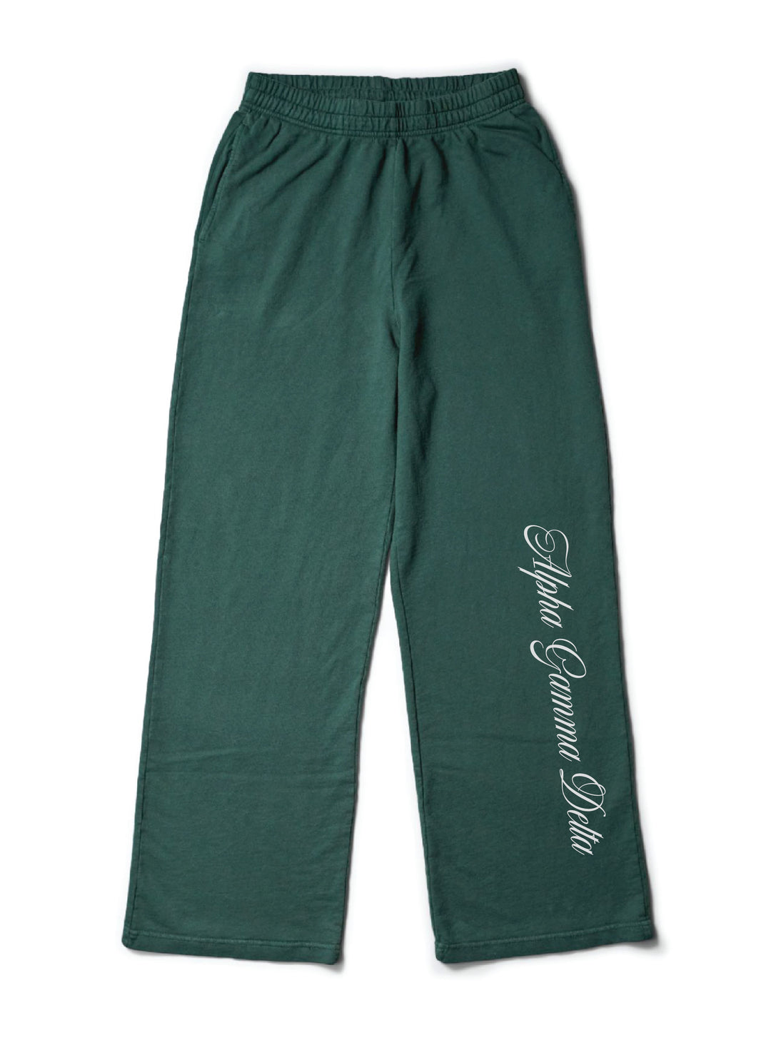 Dainty Script Alpine Matching Set Light Weight Wide Leg Sweatpants - 2XL