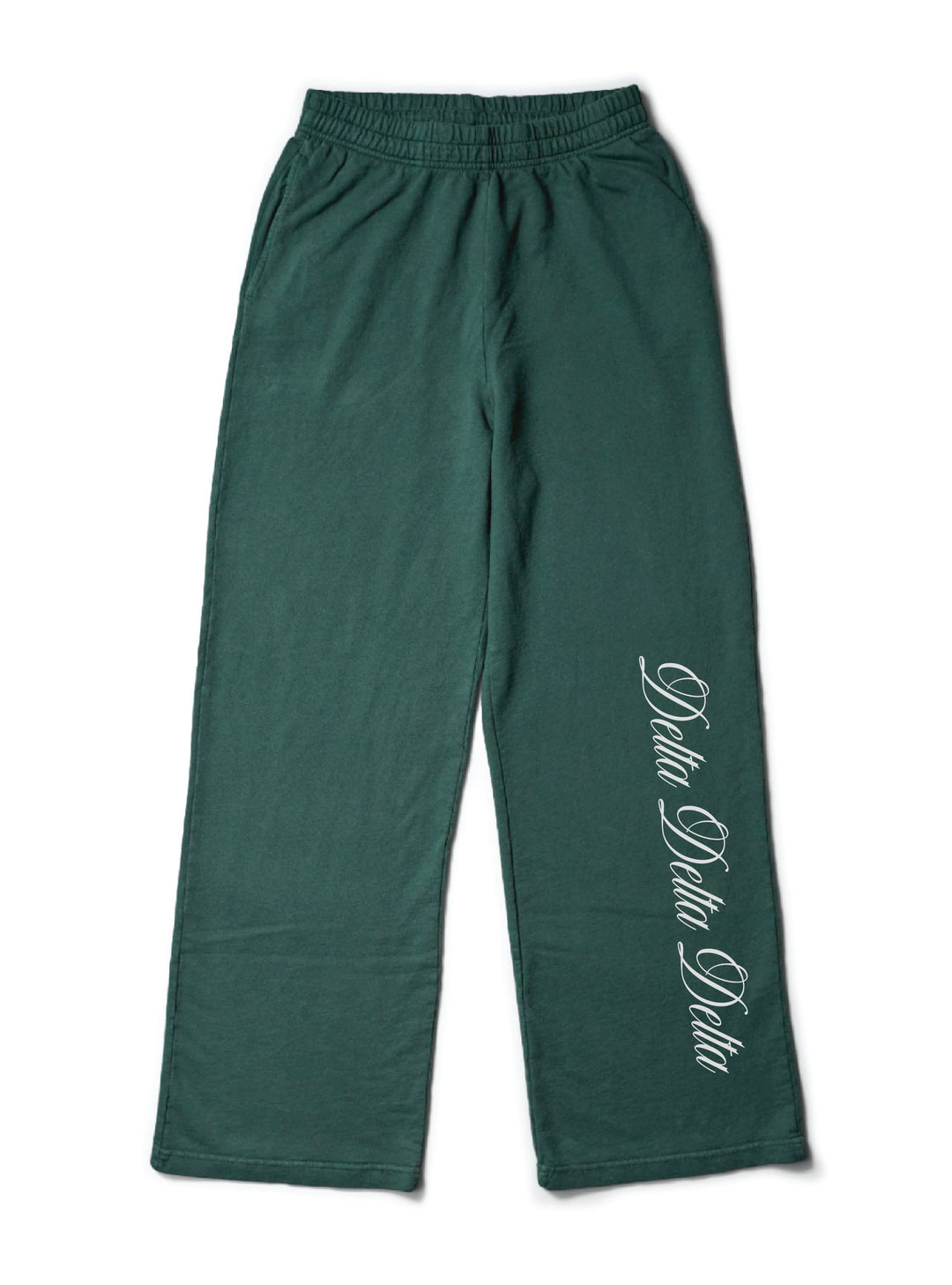 Dainty Script Alpine Matching Set Light Weight Wide Leg Sweatpants