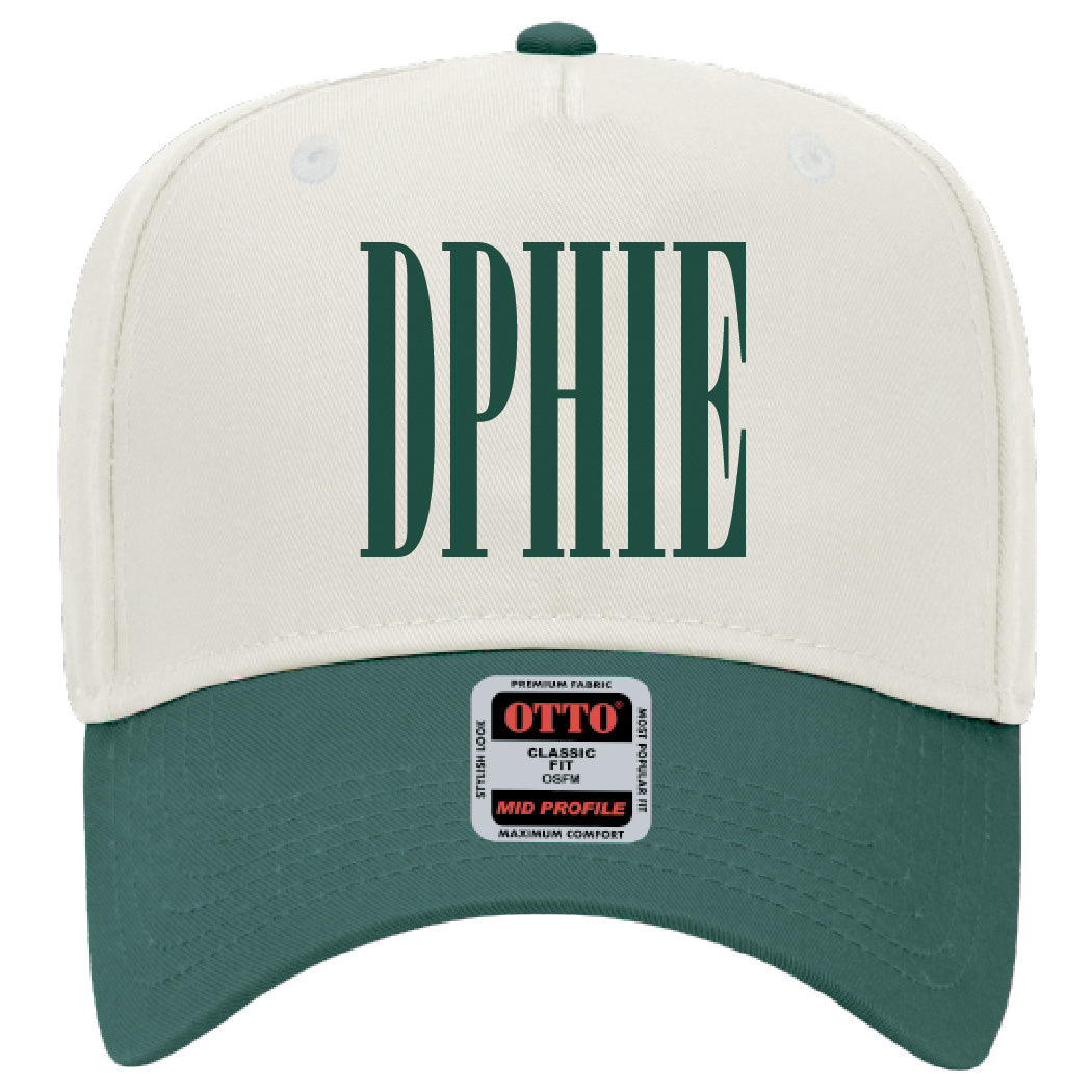 Dark Green Embroidered Trucker Hat