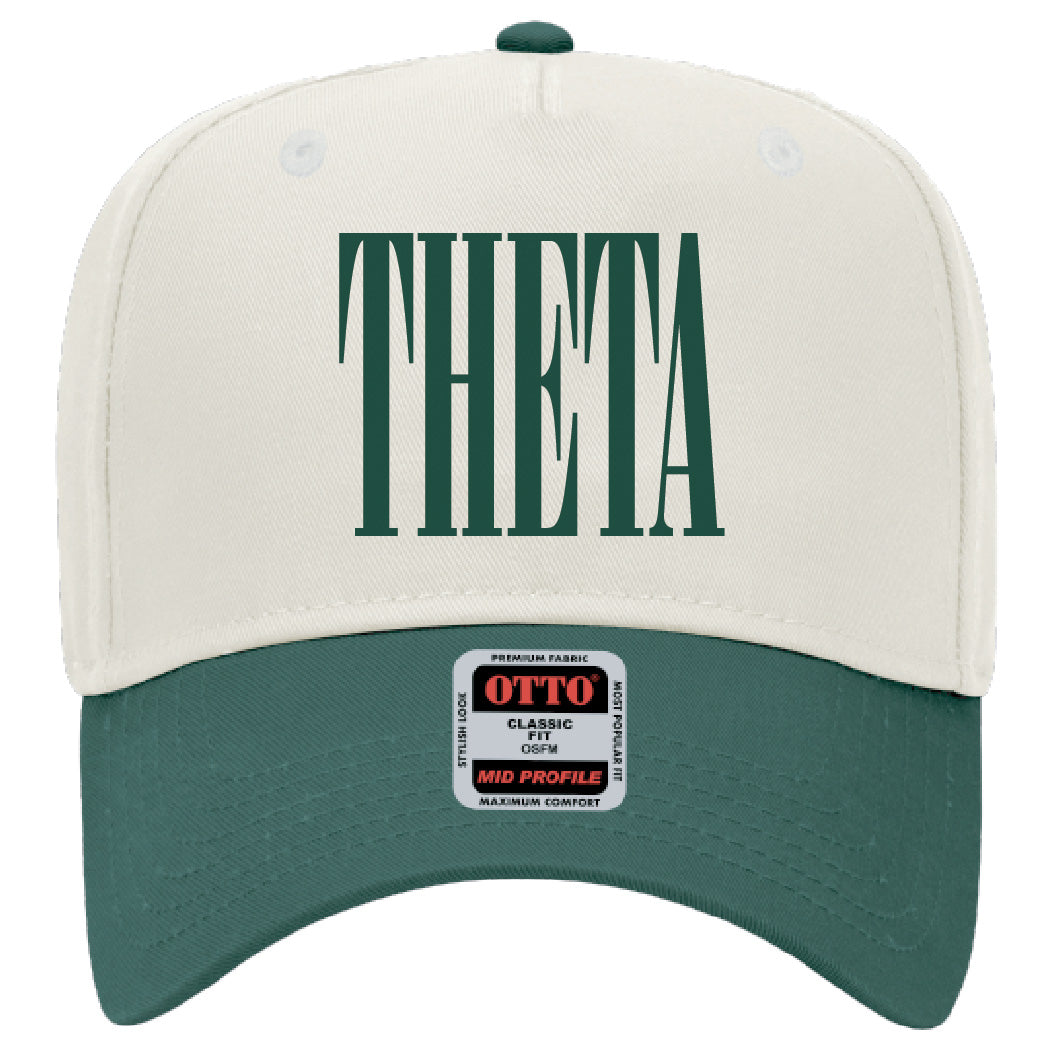 Dark Green Embroidered Trucker Hat