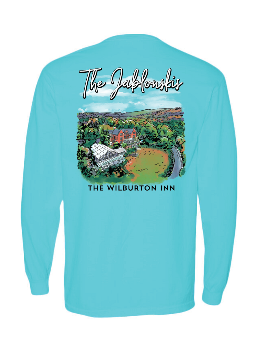 The Jablonskis | Wedding Tees - Lagoon Blue