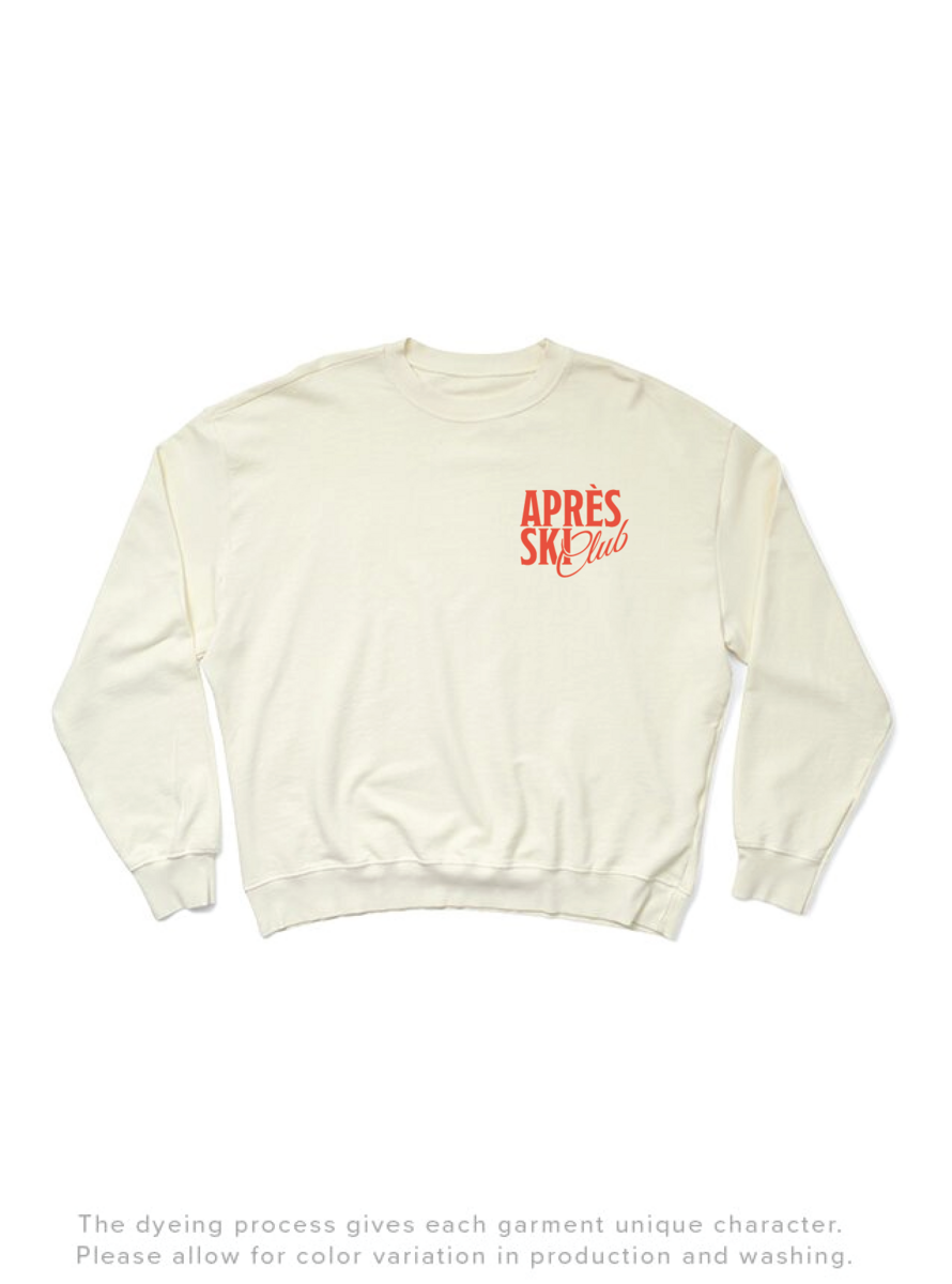 Apres Ski Club Vanilla Ice Light Weight Crewneck