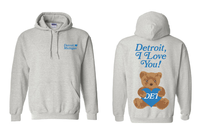 Detroit, I Love You Hoodie