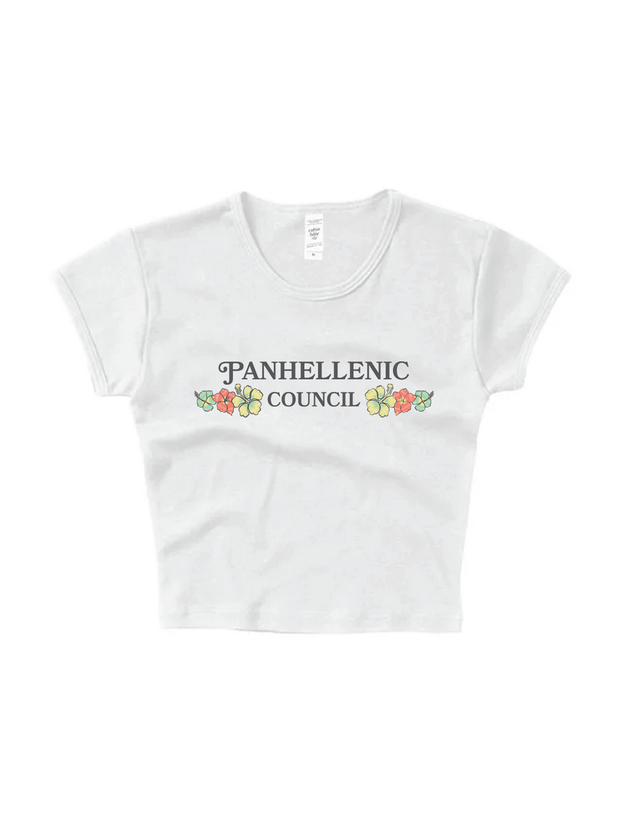 National Panhellenic Conference Flower Baby Tee