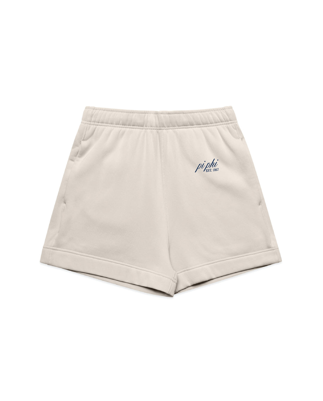 Embroidered Script Sorority Shorts