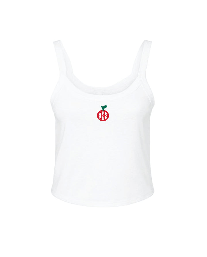 Apple Embroidered Greek Letter Sorority Tank