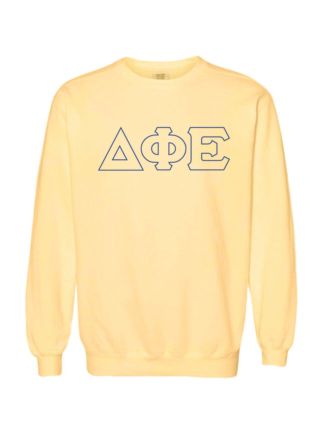 Delta Phi Epsilon Embroidered Outline Butter Crewneck