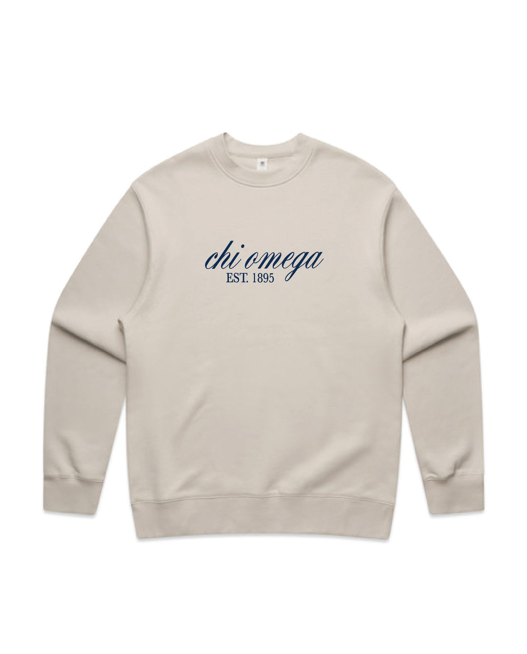 Embroidered Script Heavy Weight Sorority Crewneck
