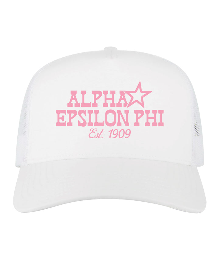 Embroidered Star Sorority Trucker Hat
