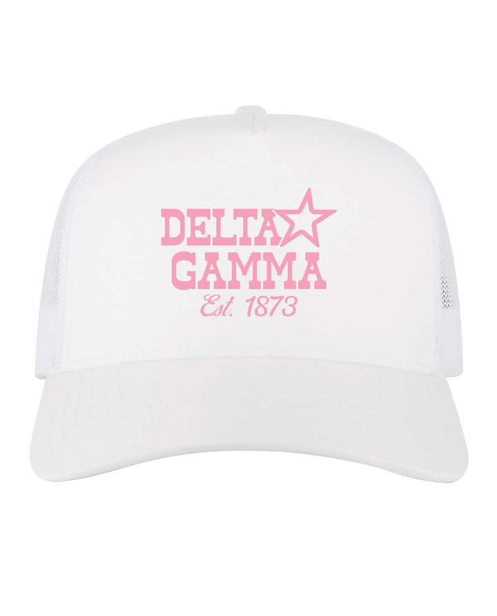 Embroidered Star Sorority Trucker Hat
