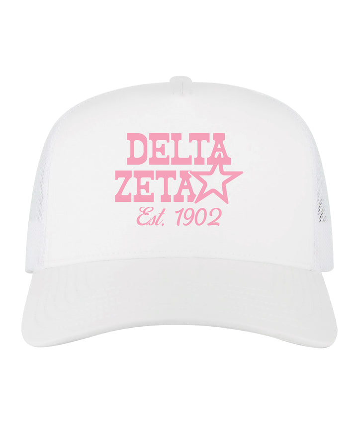 Embroidered Star Sorority Trucker Hat