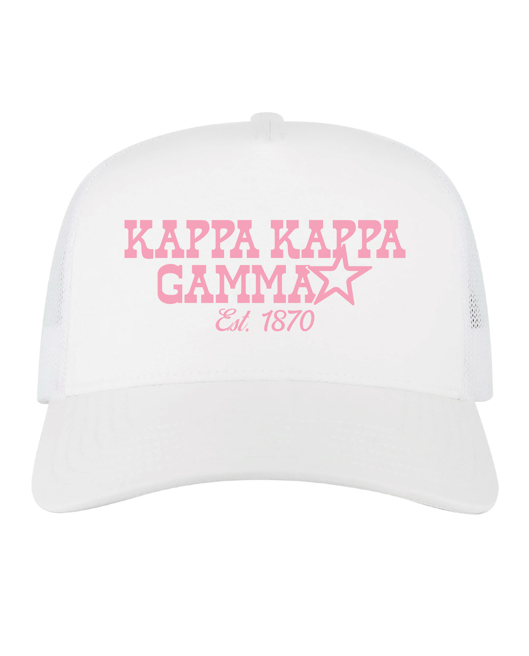 Embroidered Star Sorority Trucker Hat