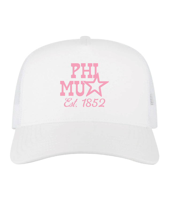 Embroidered Star Sorority Trucker Hat