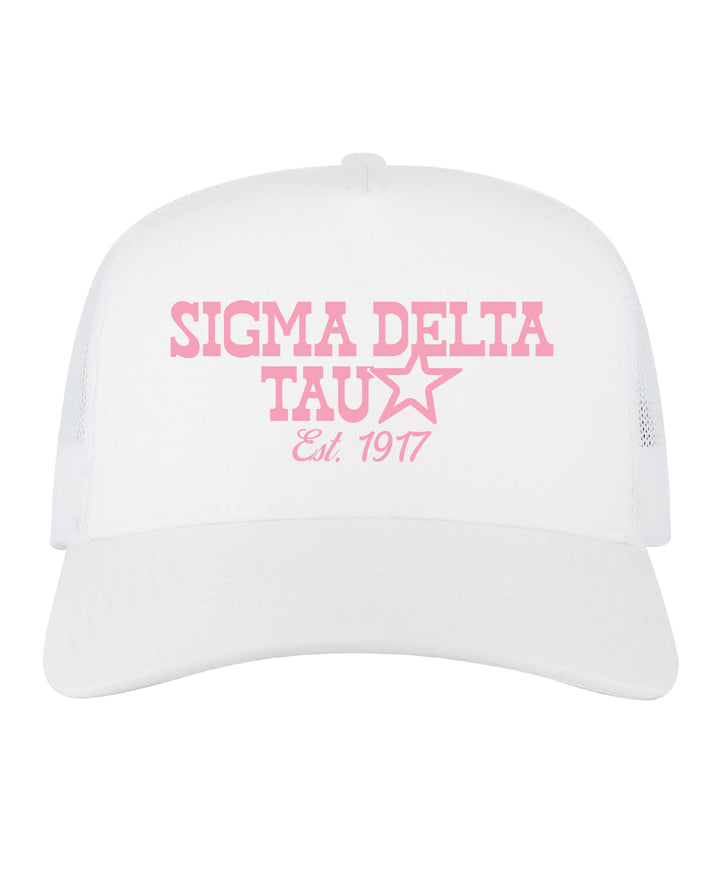 Embroidered Star Sorority Trucker Hat