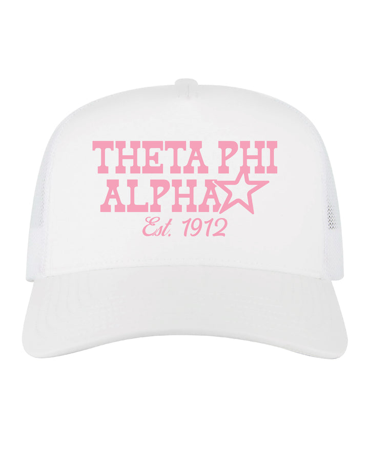 Embroidered Star Sorority Trucker Hat