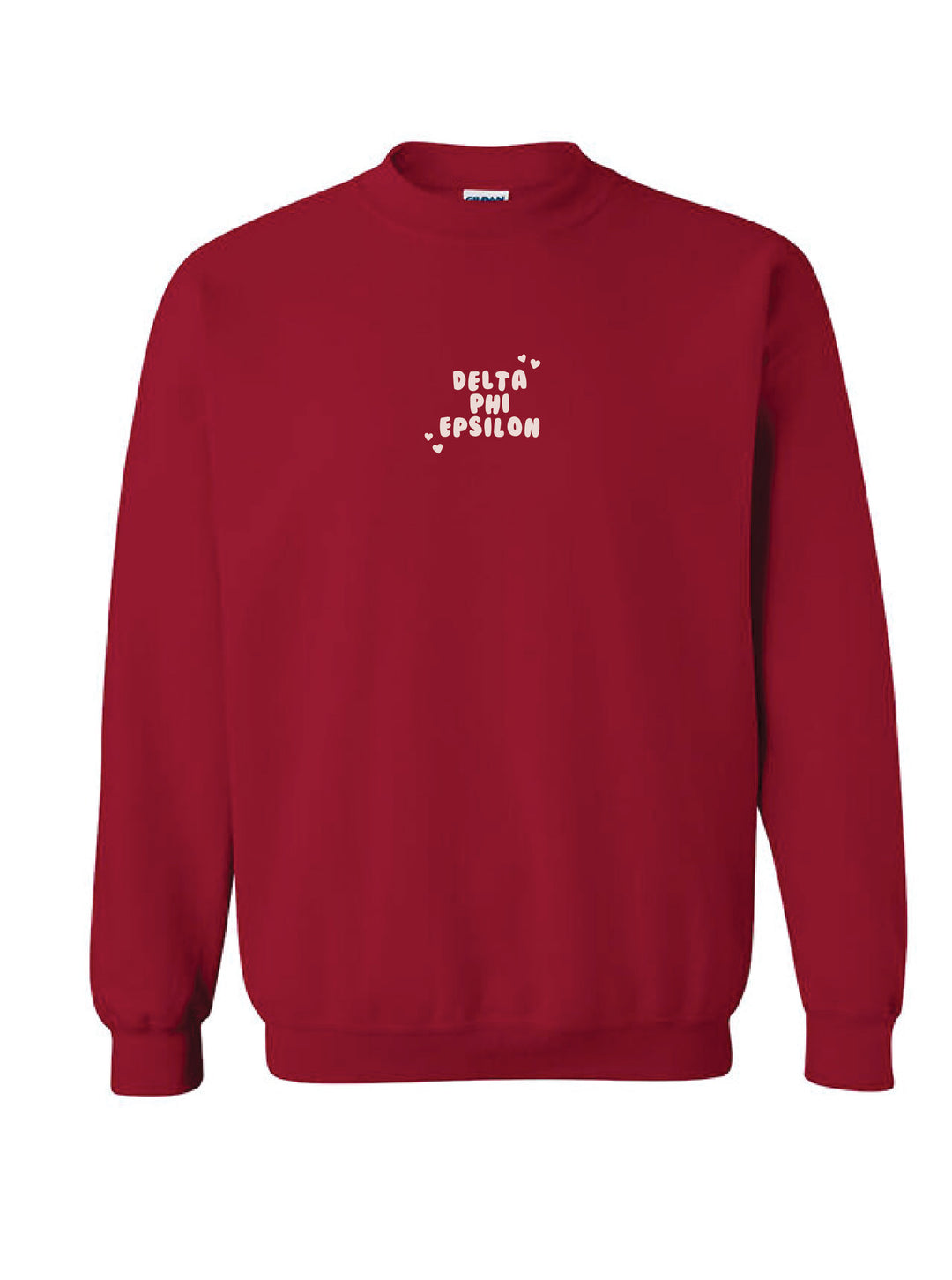 Embroidered Heart Sorority Crewneck