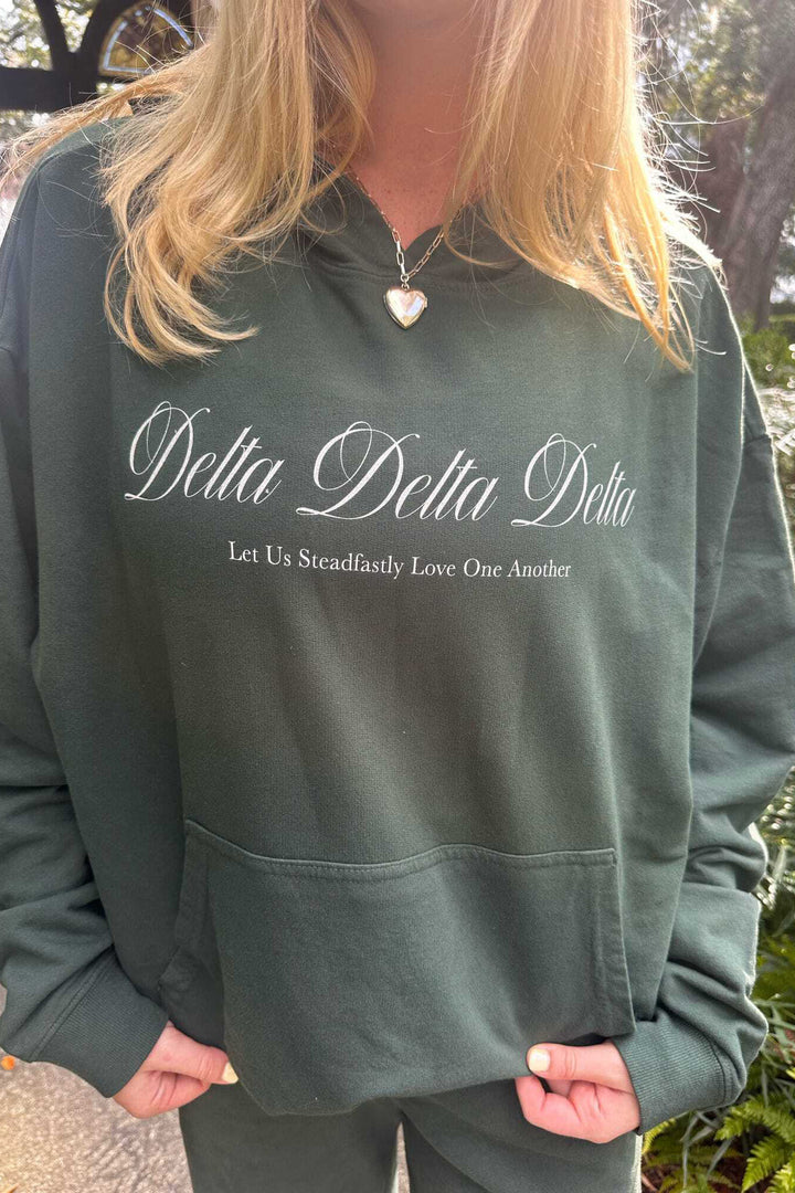 Dainty Script Alpine Matching Set Lightweight Hoodie