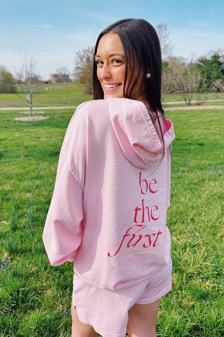 Alpha Delta Pi Motto Lightweight Bubblegum Hoodie