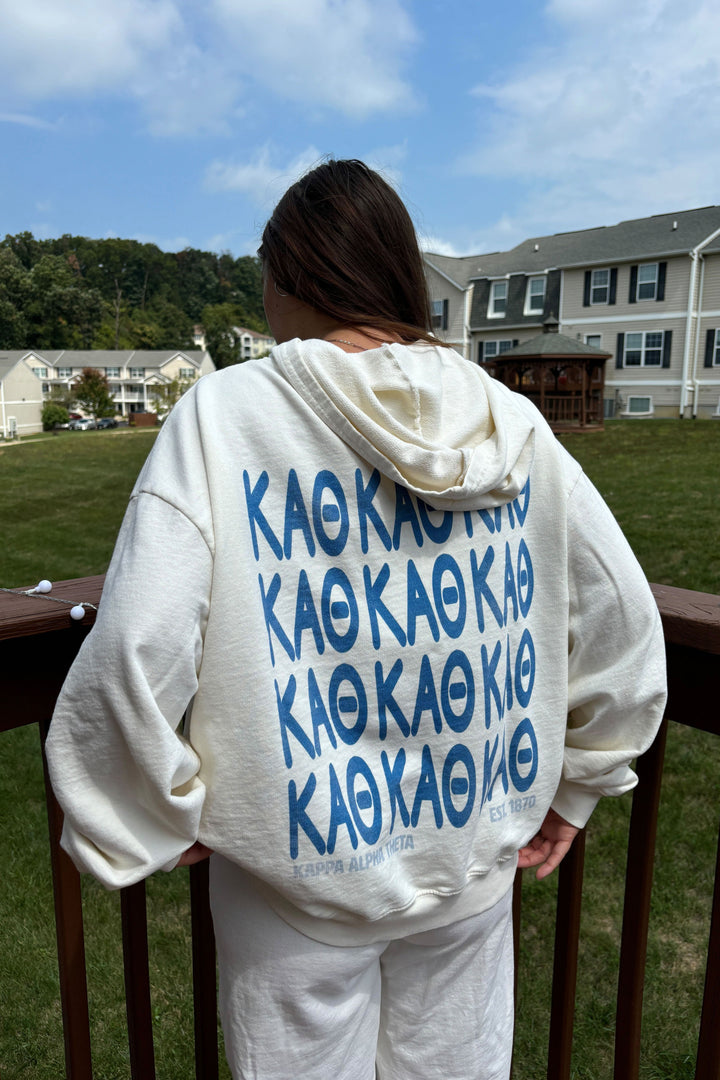 Vanilla Ice Stacked Matching Set Light Weight Sorority Hoodie