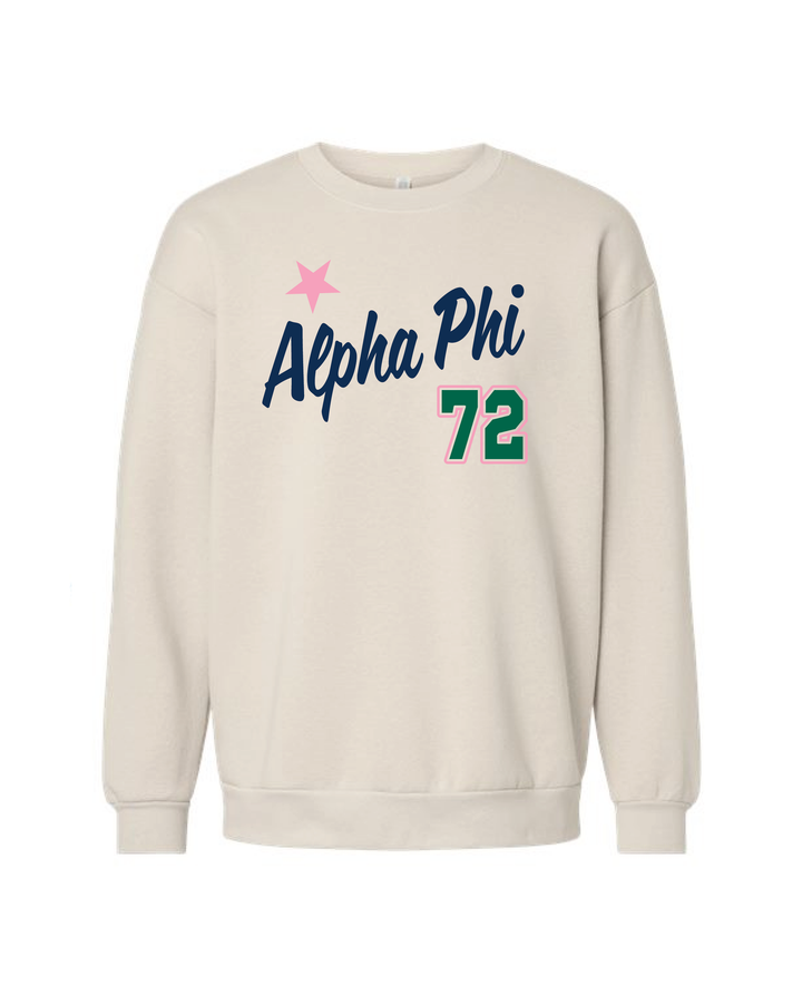 Est Year Star Sorority Crewneck