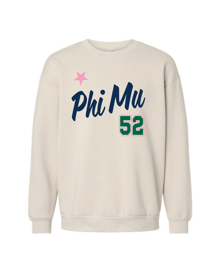 Est Year Star Sorority Crewneck