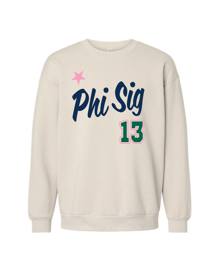 Est Year Star Sorority Crewneck