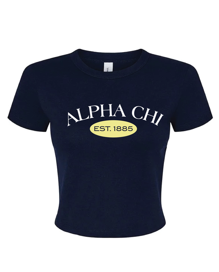 Est Year Vintage Sorority Baby Tee