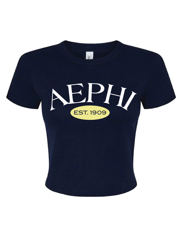 Est Year Vintage Sorority Baby Tee
