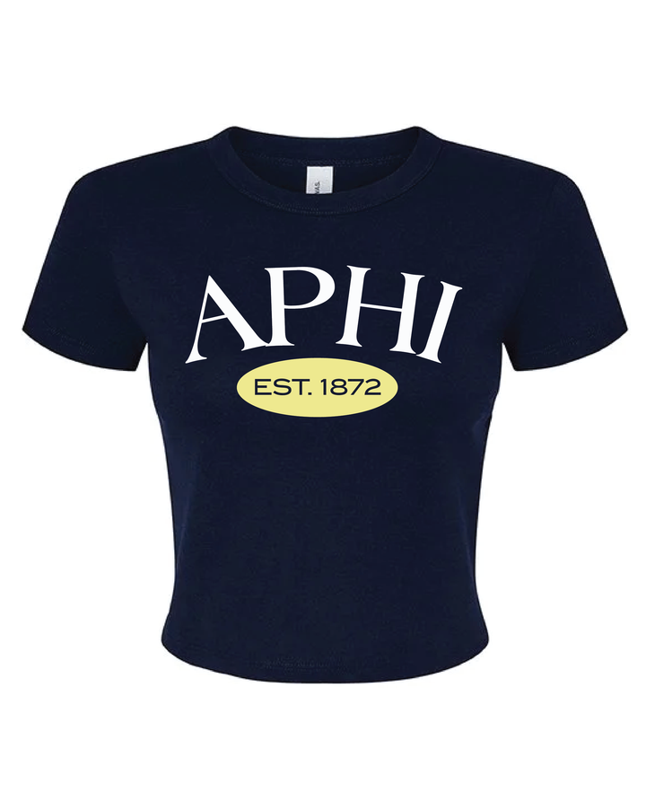 Est Year Vintage Sorority Baby Tee