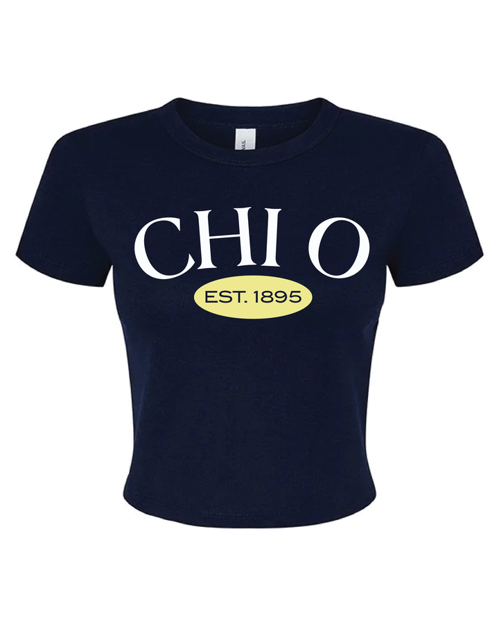 Est Year Vintage Sorority Baby Tee